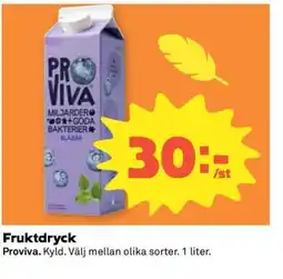 Coop FRUKTDRYCK erbjuda
