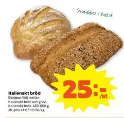 Stora Coop Italienskt bröd erbjuda