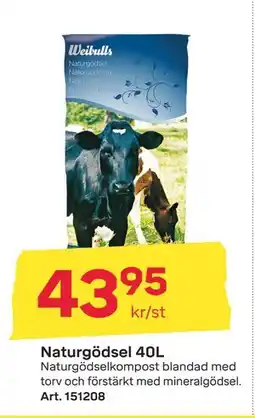 Byggmax Naturgödsel 40L erbjuda