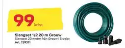 Byggmax Slangset 1/2 20 m Grouw erbjuda