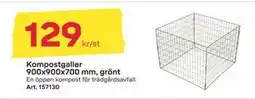 Byggmax Kompostgaller 900x900x700 mm, grönt erbjuda