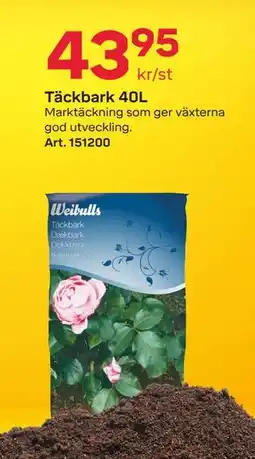 Byggmax Täckbark 40L erbjuda