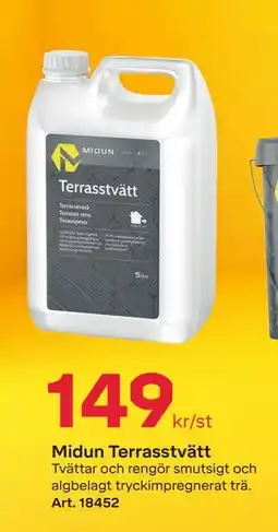 Byggmax Midun Terrasstvätt erbjuda