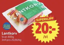 Nya Pulsen SCAN Lantkorv erbjuda