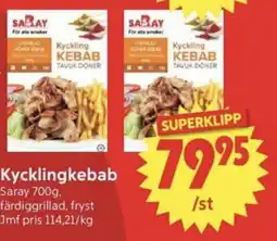 Nya Pulsen SARAY Kycklingkebab erbjuda