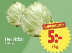 Nya Pulsen Hel vitkål erbjuda
