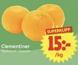 Nya Pulsen Clementiner erbjuda
