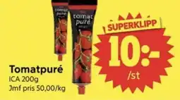 Nya Pulsen ICA Tomatpuré erbjuda