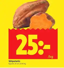 ICA Kvantum Sötpotatis erbjuda