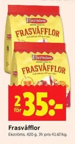 ICA Kvantum EKSTRÖMS Frasvåfflor erbjuda