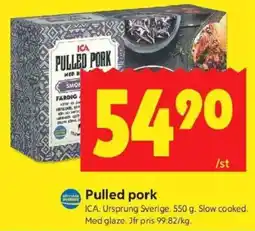 ICA Kvantum ICA Pulled pork erbjuda