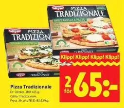 ICA Kvantum DR. OETKER Pizza tradizionale erbjuda