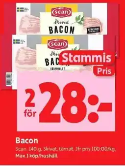 ICA Kvantum SCAN Bacon erbjuda