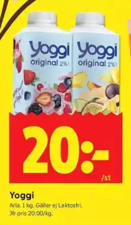 ICA Kvantum ARLA Yoggi erbjuda