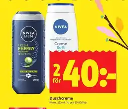 ICA Kvantum NIVEA Duschcreme erbjuda