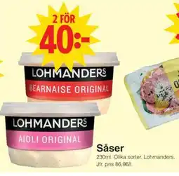 Matöppet Såser erbjuda
