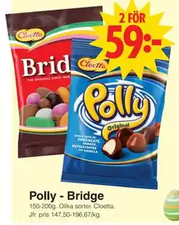 Matöppet Polly - Bridge erbjuda