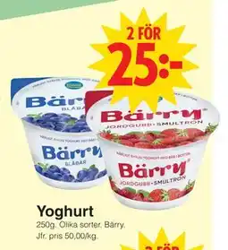 Matöppet Yoghurt erbjuda