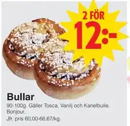 Matöppet Bullar erbjuda