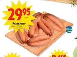 Matöppet Prinskorv erbjuda