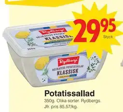 Matöppet Potatissallad erbjuda