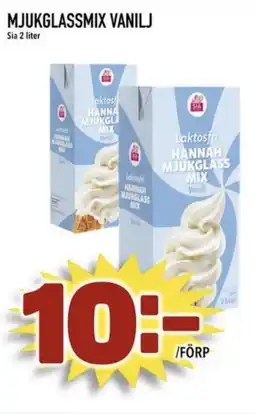 Prisma Mat Mjukglassmix vanilj sia erbjuda