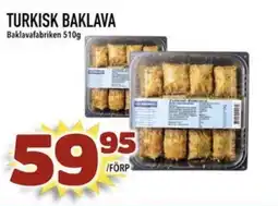 Prisma Mat Turkisk baklava baklavafabriken erbjuda