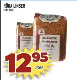 Prisma Mat Röda linser sedir erbjuda