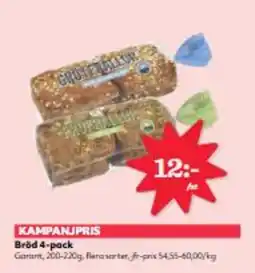 Hemköp Bröd 4-pack erbjuda