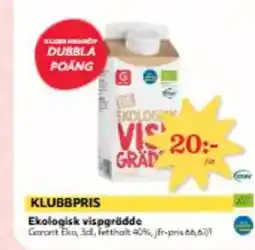 Hemköp Ekologisk vispgrädde. erbjuda