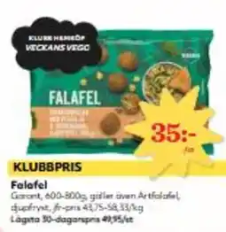 Hemköp Falafel erbjuda