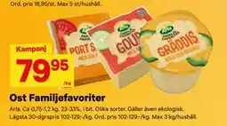 City Gross Ost Familjefavoriter erbjuda