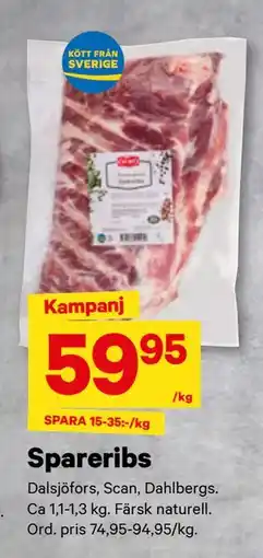 City Gross Spareribs erbjuda