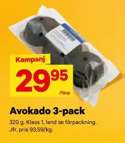 City Gross Avokado 3-pack erbjuda