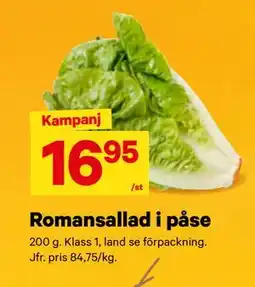 City Gross Romansallad i påse erbjuda