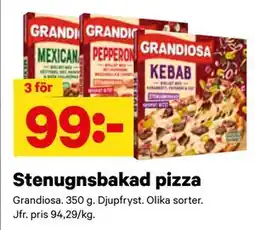City Gross Stenugnsbakad pizza erbjuda