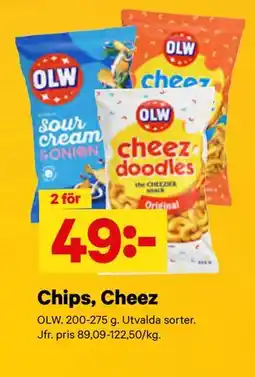 City Gross Chips, Cheez erbjuda