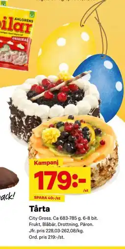 City Gross Tårta erbjuda