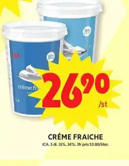 ICA Maxi Créme fraiche erbjuda