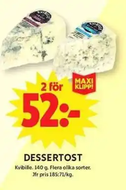 ICA Maxi Dessertost erbjuda
