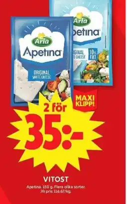 ICA Maxi Vitost 2 för erbjuda