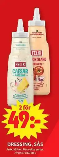 ICA Maxi Dressing, sås erbjuda
