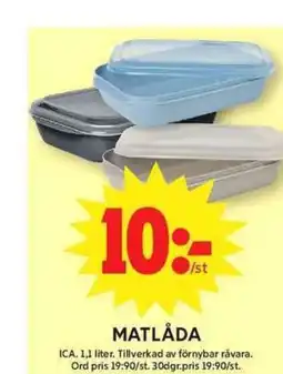 ICA Maxi Matlåda erbjuda