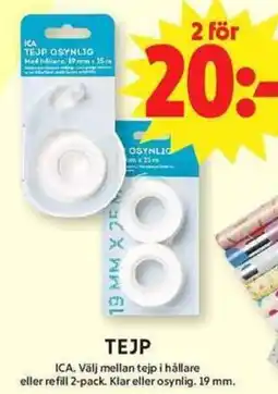 ICA Maxi Tejp erbjuda