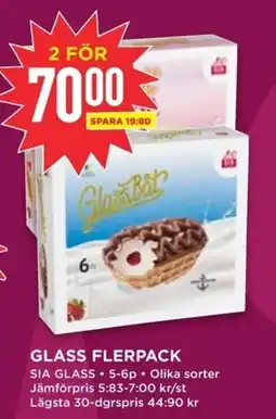 Willys SIA Glass flerpack erbjuda