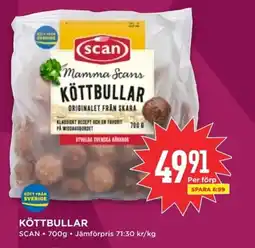 Willys SCAN Köttbullar erbjuda