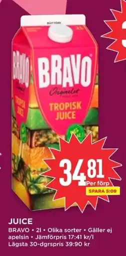 Willys BRAVO erbjuda