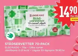 Willys ELDORADO Städservetter 70-pack erbjuda