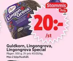 ICA Supermarket Pågen Guldkorn, Lingongrova, Lingongrova Special erbjuda
