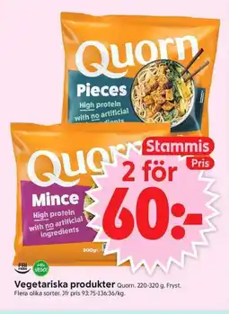 ICA Supermarket Quorn Vegetariska produkter erbjuda